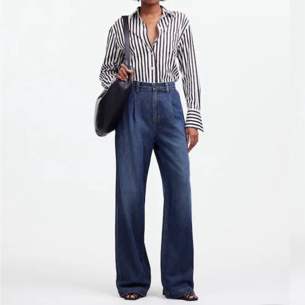 Madewell Harlow Wide Leg Women's Jeans Airy Denim, NWT